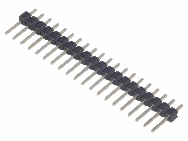 Enkelt-række Pin header - Han/han 2,54mm 1x20-ben (H11,6mm)