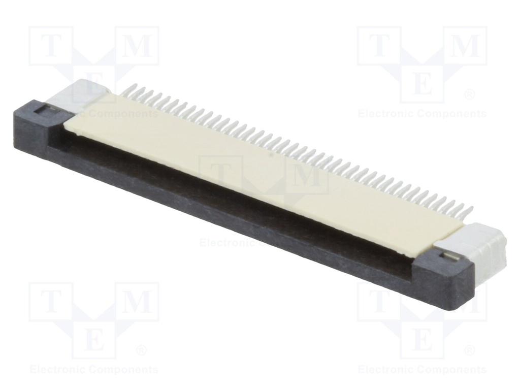 FFC (PFC) Flexkabel konnektor - 40 pol, ZIF, SMD (0,5mm)