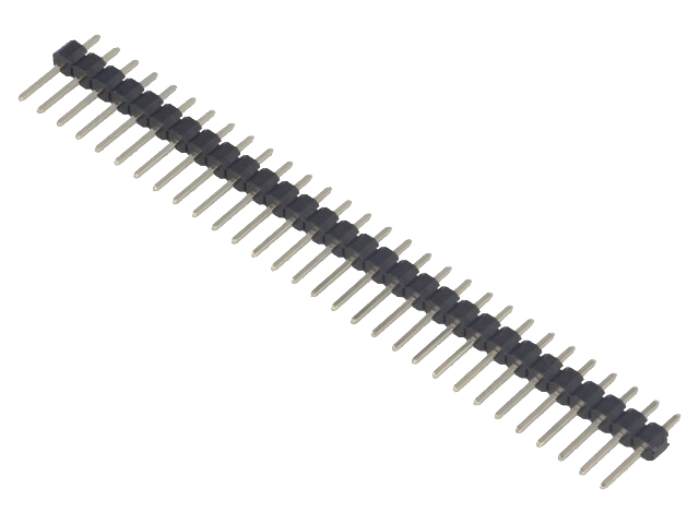 Enkelt-række Pin header - Han/han 2,54mm 1x30-ben (H11,6mm)