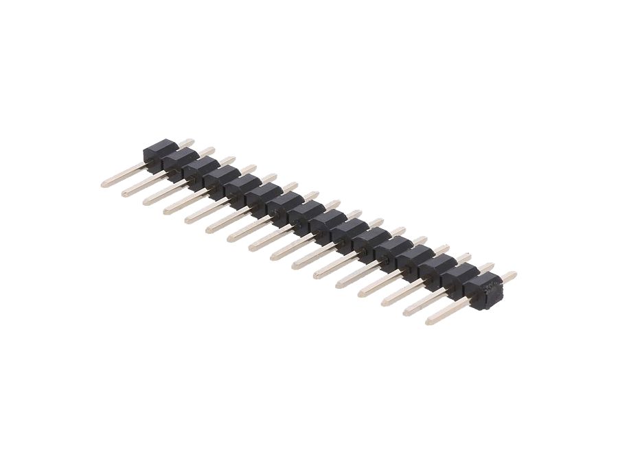 Enkelt-række Pin header - Han/han 2,54mm 1x16-ben (H11,6mm)