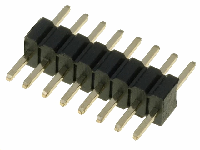 Enkelt-række Pin header - Han/han 1,27mm 1x8-ben