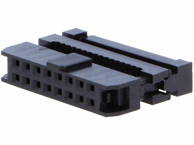 IDC fladkabelstik - 16pol hun (2mm)