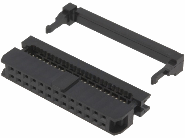 IDC fladkabelstik - 26pol hun (2mm)