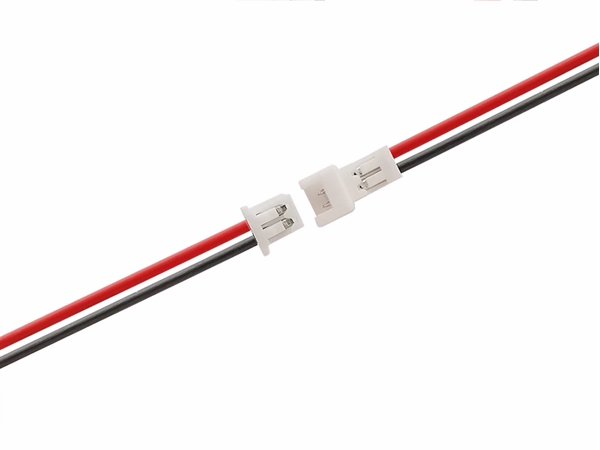 Ledning-til-ledning stiksæt - 2pol (1,25mm) på ledn. (30cm)