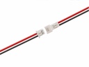 Ledning-til-ledning stiksæt - 2pol (1,25mm) på ledn. (30cm)