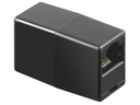Modular mellemled - 2 x RJ45(8P8C) hun, Sort