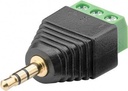 JACK stik - 3,5mm stereo han m. skrueterminaler