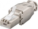 RJ45 modularstik m. trækaflastning - CAT6 STP (værktøjsfri)