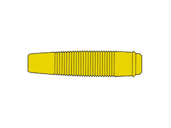Prof. Bananforlænger, Gul 4mm