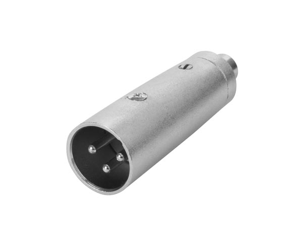 XLR adapter - XLR 3P han til RCA(Phono) hun