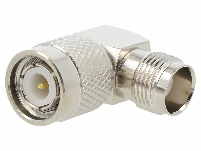 TNC adapter - TNC han til TNC hun, 90° vinklet