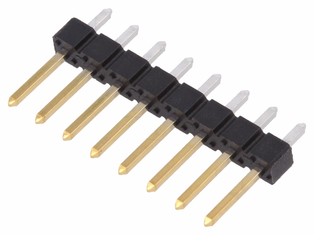 Enkelt-række Pin header - Han/han 2,54mm 1x8-ben (H10,8mm)