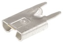 Uisoleret spadefatning - 6,3mm hun, Printben (10 stk.)