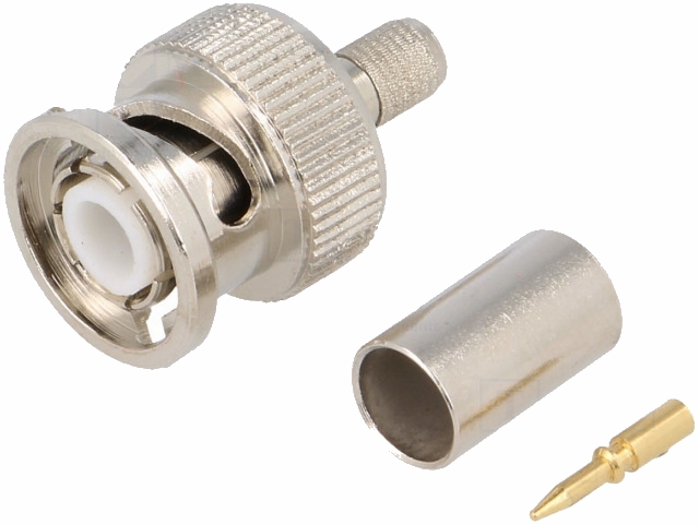 BNC hanstik - Til H155 Ø5,4mm kabel (krimptype)
