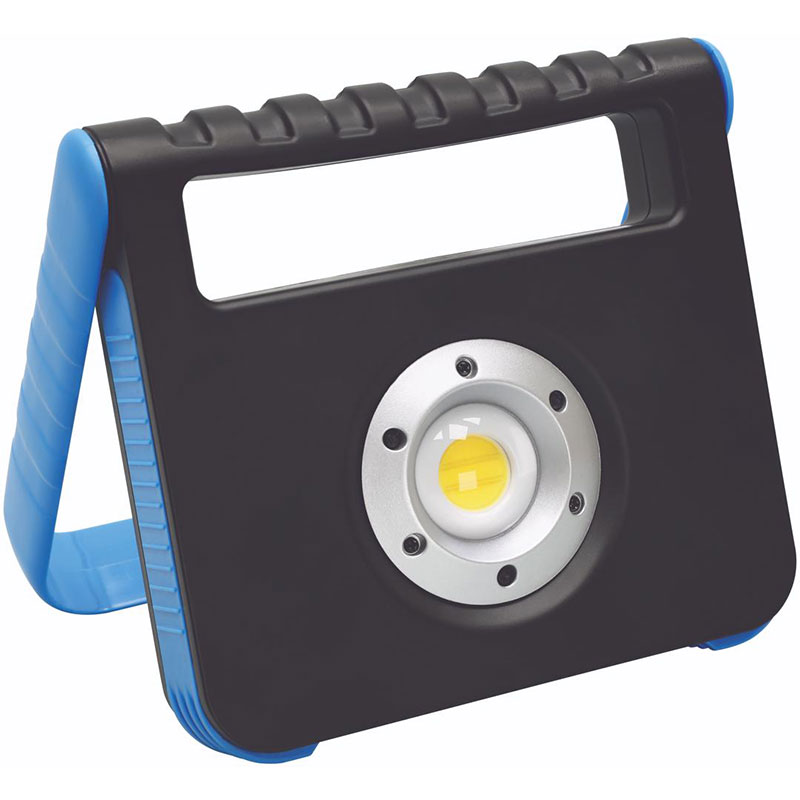15W LED batteri arbejdslampe m. USB, 4000K