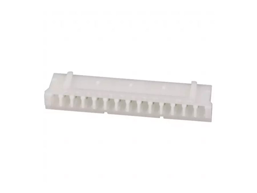 Ledning-til-print stik - NXG, 1x14pol, 1A, 2mm benafst.