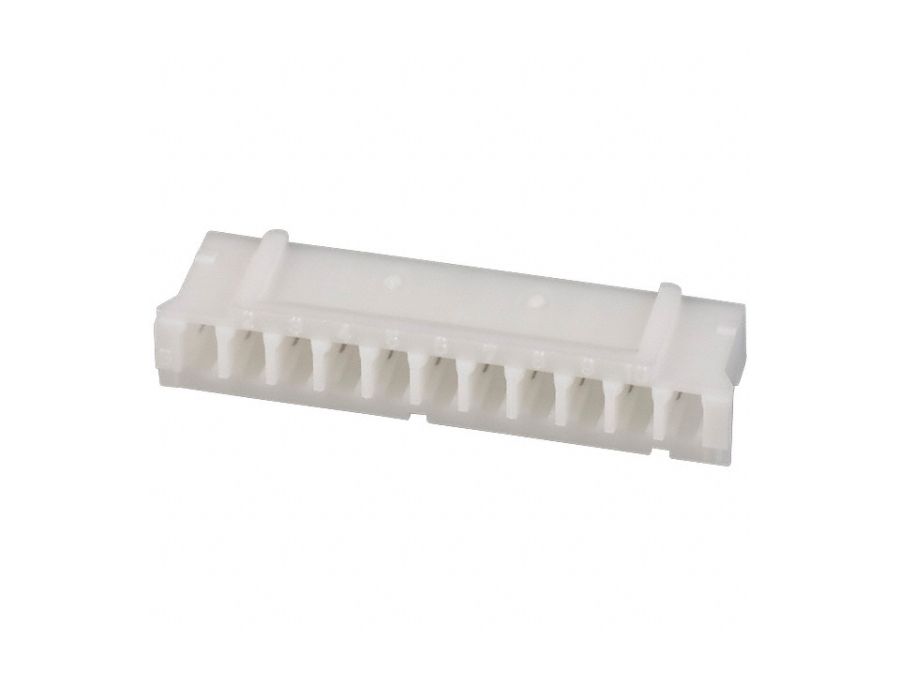 Ledning-til-print stik - NXG, 1x11pol, 1A, 2mm benafst.