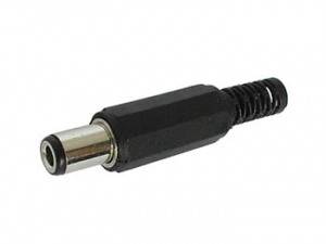 DC stik - Ø5,5 x 2,1 x 9,0mm i plasthus