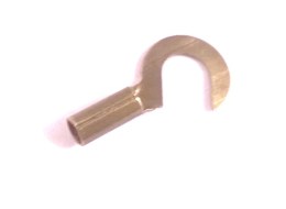 Gaffelsko - Messing, for Ø6mm skrue