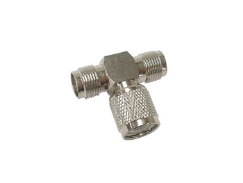 TNC adapter - TNC han til 2 x TNC hun