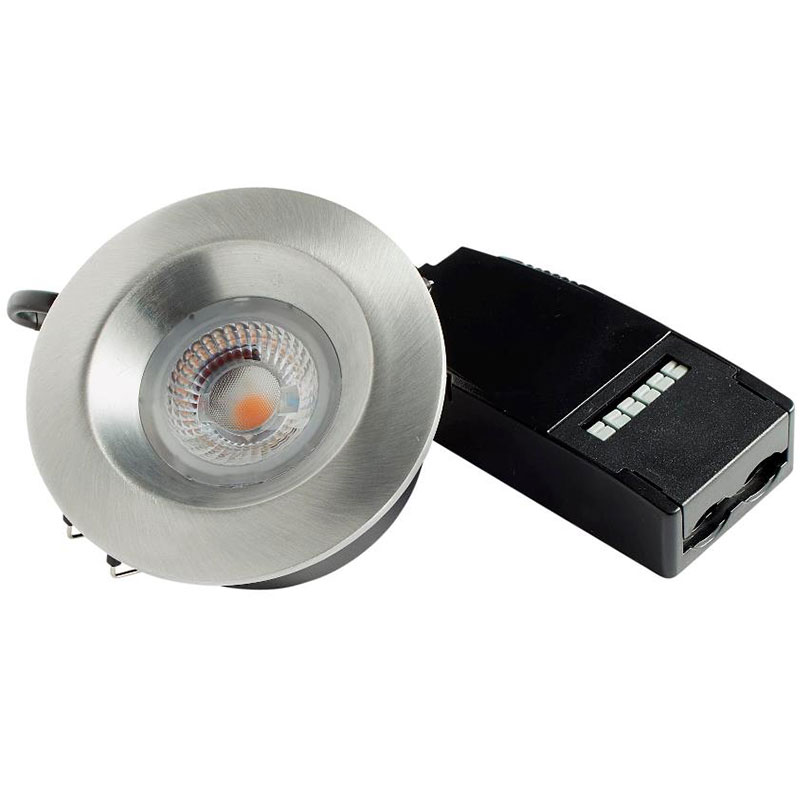 Diospot 30 One 6W 3000K 38° dæmpbar 32mm - børstet