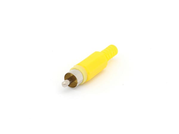 RCA(phono) han - Plasthus, Gul