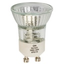 35W halogenpære mini GU10 Ø35mm