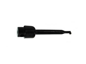 Kort clip-on prøveklemme - 57mm, Sort