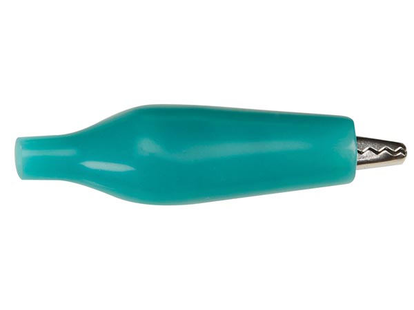 Krokodillenæb - Isoleret, Grøn (36mm)