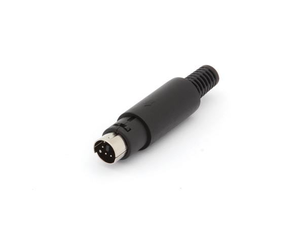 Mini-DIN stik - 6pol han