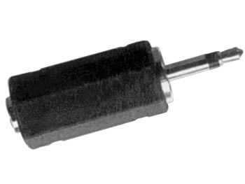 2,5mm mono JACK han til 3,5mm mono JACK hun