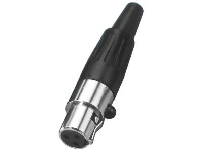 Mini XLR 3P hun stik