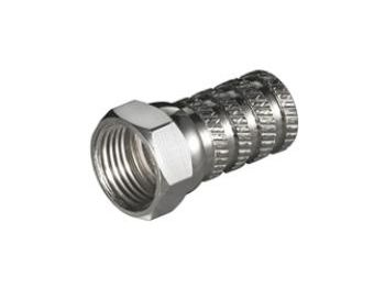 F stik - HQ Twist-on til mini COAX (Ø4,0mm)