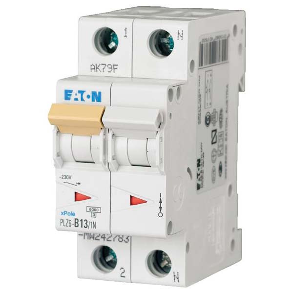 Automatsikring 13A 1P+N C 6kA 2m