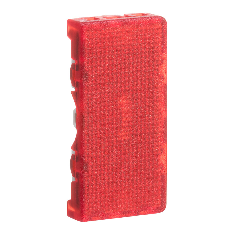 Fuga LED lampe 12/24V 16A 0,3W rød