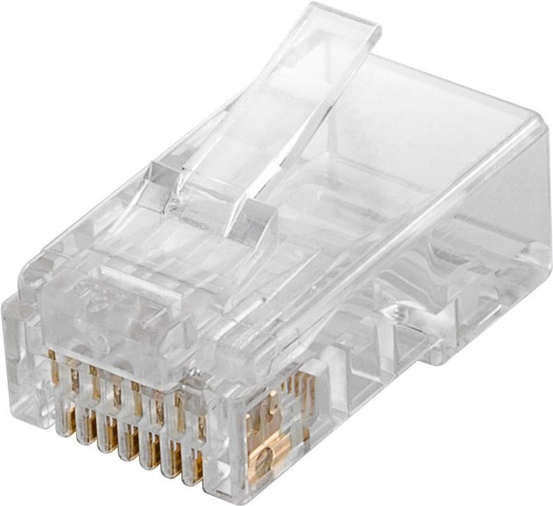 RJ45 modularstik - 8P8C til CAT6 UTP massiv/trådet (1 stk.)