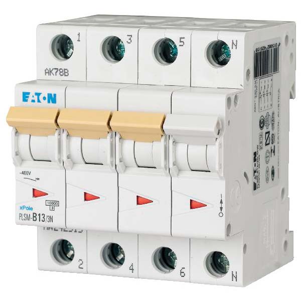 Automatsikring 13A 3P+N C 4M 6kA