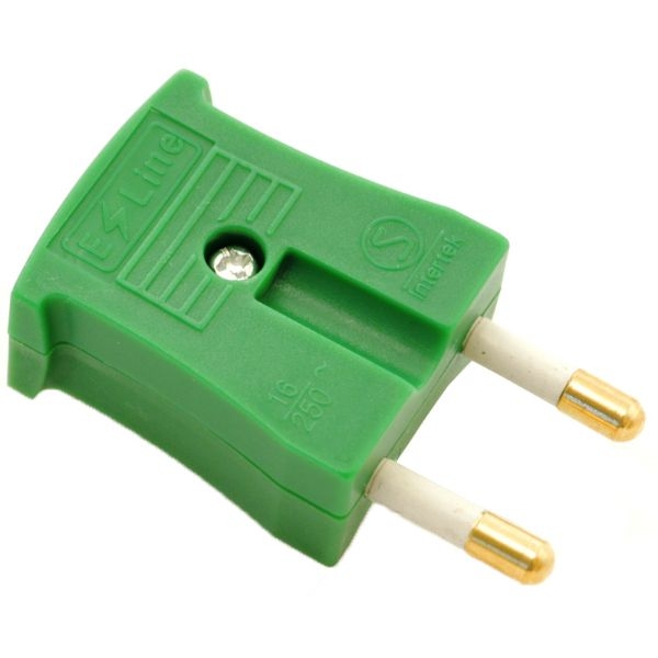 Stikprop flad ekstra forstærket grøn