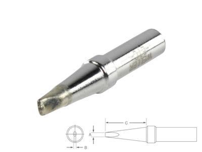 Weller spids ET-C - Flad 3,2 x 0,8mm (til LR-21)