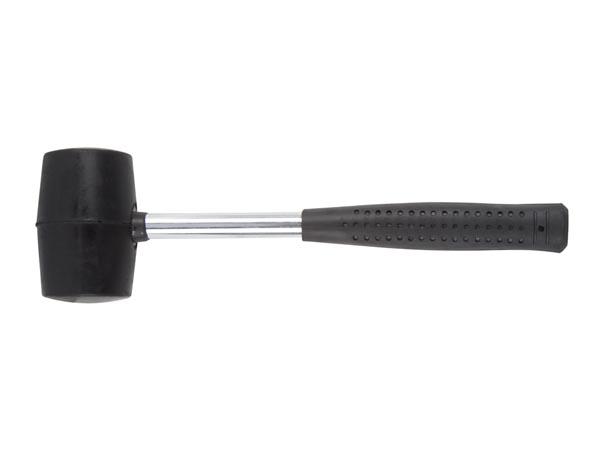 Gummihammer - 200g, Sort