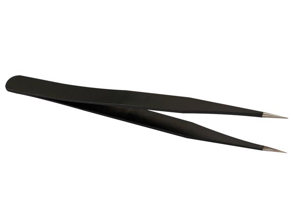 Antistatisk pincet - Lige spids (11,8cm)