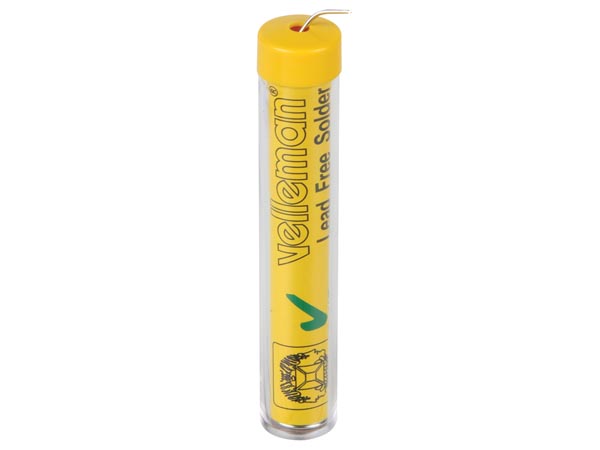 Blyfri loddetin - 99,3% Sn - 0,7% Cu, Ø1mm (15g dispenser)