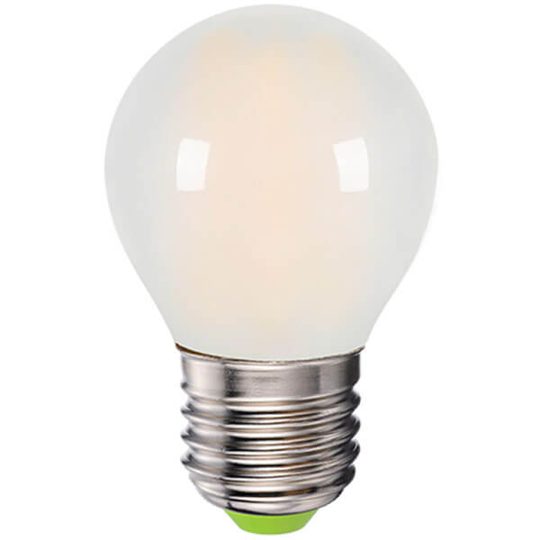 LED pære krone mat 4W(28W) 2700K E27 Ra>90 (A+)