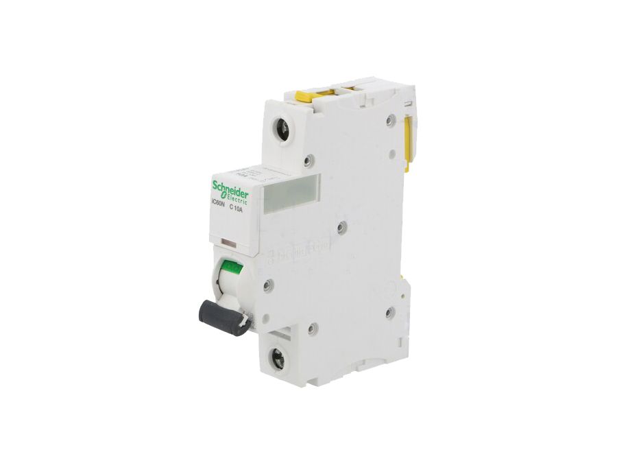 Acti9 Automatsikring iC60N 1P 10A C med dobbelt terminal 18 mm