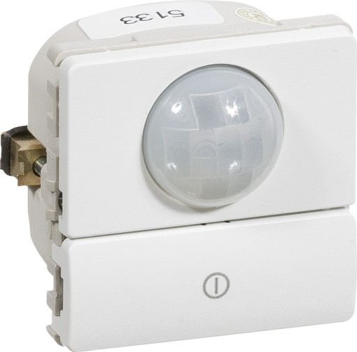 FUGA® PIR sensor m. afbryder, 10A, 1M, Hvid