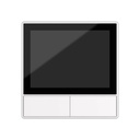 3,5" WiFi / Bluetooth touchskærm - 480p, Android / iOS, Hvid