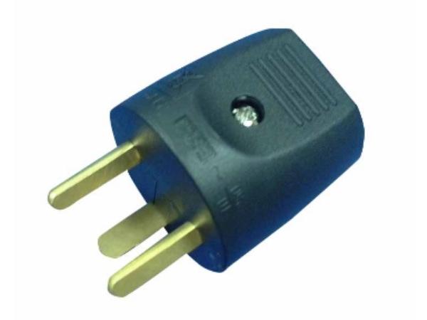 EDB Stikprop m. jord - 230V / 13A, Sort