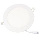 LED downlight Alisia 230V 12W 3000K dæmpbar IP44 - Rund, mat hvid