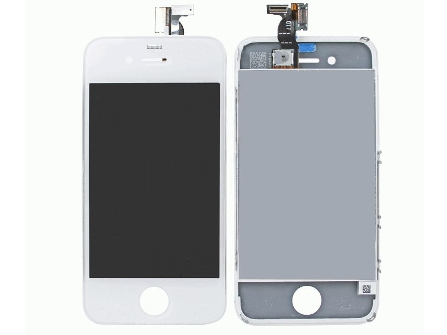 Apple iPhone 4 komplet LCD display+Touch, Hvid