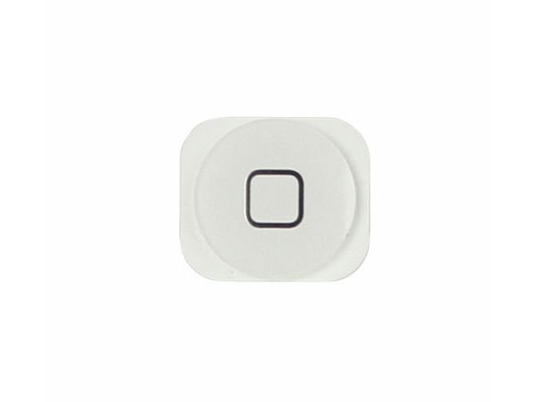 Home knap til iPhone 5/5C - Hvid